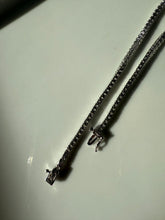 Load image into Gallery viewer, Sterling Silver CZ Tennis Bracelet 7.25”
