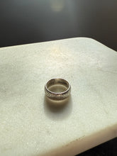 Load image into Gallery viewer, Etched Floral Sterling Silver Band Size 6.75
