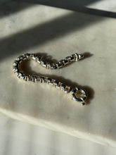 Load image into Gallery viewer, Chunky Box Chain Sterling Silver Bracelet 7”
