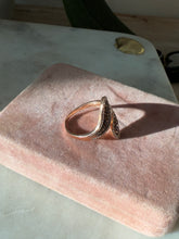 Load image into Gallery viewer, Levian 14k Rose Gold Chocolate Diamond Bypass Ring Size 9
