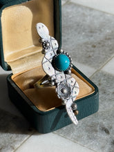 Load image into Gallery viewer, Sterling Silver Snake Ring Size 7.25
