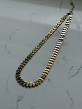 Load image into Gallery viewer, Gold Vermeil Flat Link Chain
