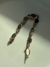 Load image into Gallery viewer, Vintage Amber Sterling Silver Bracelet 7”
