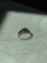 Load image into Gallery viewer, Marcasite Flower Sterling Silver Ring Size 8.75
