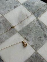 Load image into Gallery viewer, Opal &amp; Diamond 14k Gold Necklace 19”
