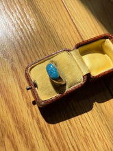 Load image into Gallery viewer, Vintage Blue Sterling Silver Ring
