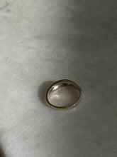 Load image into Gallery viewer, Vintage 10k Yellow Gold Diamond Midi Ring Size 2.5
