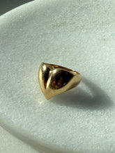 Load image into Gallery viewer, Vintage 10k Yellow Gold Heart Ring Size 6.25
