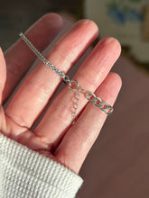 Load image into Gallery viewer, Sterling Half Cuban Half Tennis Bracelet
