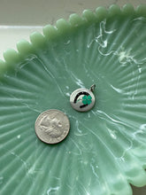 Load image into Gallery viewer, Horseshoe &amp; Four Leaf Clover Enamel Sterling Silver Charm
