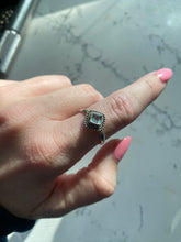 Load image into Gallery viewer, Blue Vintage Sterling Silver Ring
