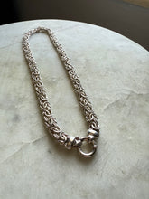 Load image into Gallery viewer, Milor Byzantine Sterling Silver Chain w/ Sailor Clasp 18”
