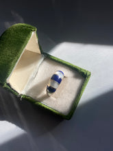 Load image into Gallery viewer, Lapis &amp; Mother of Pearl Sterling Silver Ring
