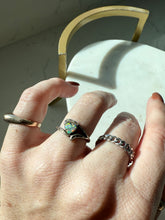 Load image into Gallery viewer, Opal Heart Sterling Silver Ring Size 6
