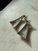 Load image into Gallery viewer, Vintage Opal Inlay Sterling Silver Earrings
