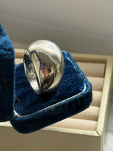 Load image into Gallery viewer, Chunky Vintage Sterling Dome Ring Size 9.75
