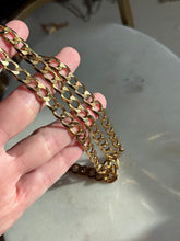 Load image into Gallery viewer, Chunky Curb Gold Vermeil Chain 20”
