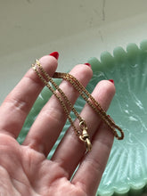 Load image into Gallery viewer, Midcentury 1/20 12k Rosey Gold Fill Watch Chain 13.5”
