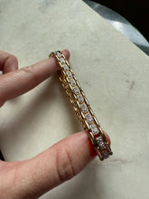 Load image into Gallery viewer, Gold Vermeil Two-Toned Bracelet 7.25”
