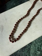 Load image into Gallery viewer, Vintage Brown Pearl Sterling Silver Necklace 17”
