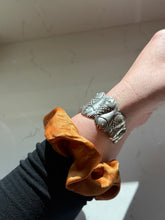 Load image into Gallery viewer, Vintage Chunky Solid Sterling Silver Fish Cuff Bracelet
