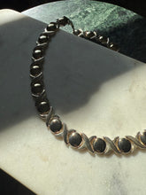 Load image into Gallery viewer, XOXO Two-Toned Sterling Silver Necklace 15”
