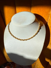 Load image into Gallery viewer, Rope Chain Gold Vermeil Necklace 16”
