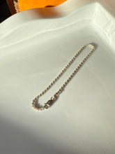 Load image into Gallery viewer, Italian Sterling Rope Bracelet 7.25”
