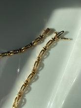 Load image into Gallery viewer, Vintage Solid 14k Gold Natural Diamond Necklace

