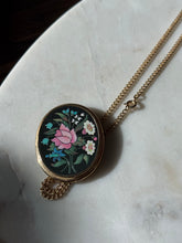 Load image into Gallery viewer, Vintage Floral Gold Plated Costume Necklace 26”
