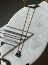 Load image into Gallery viewer, Gold Vermeil Opal Necklace 18”
