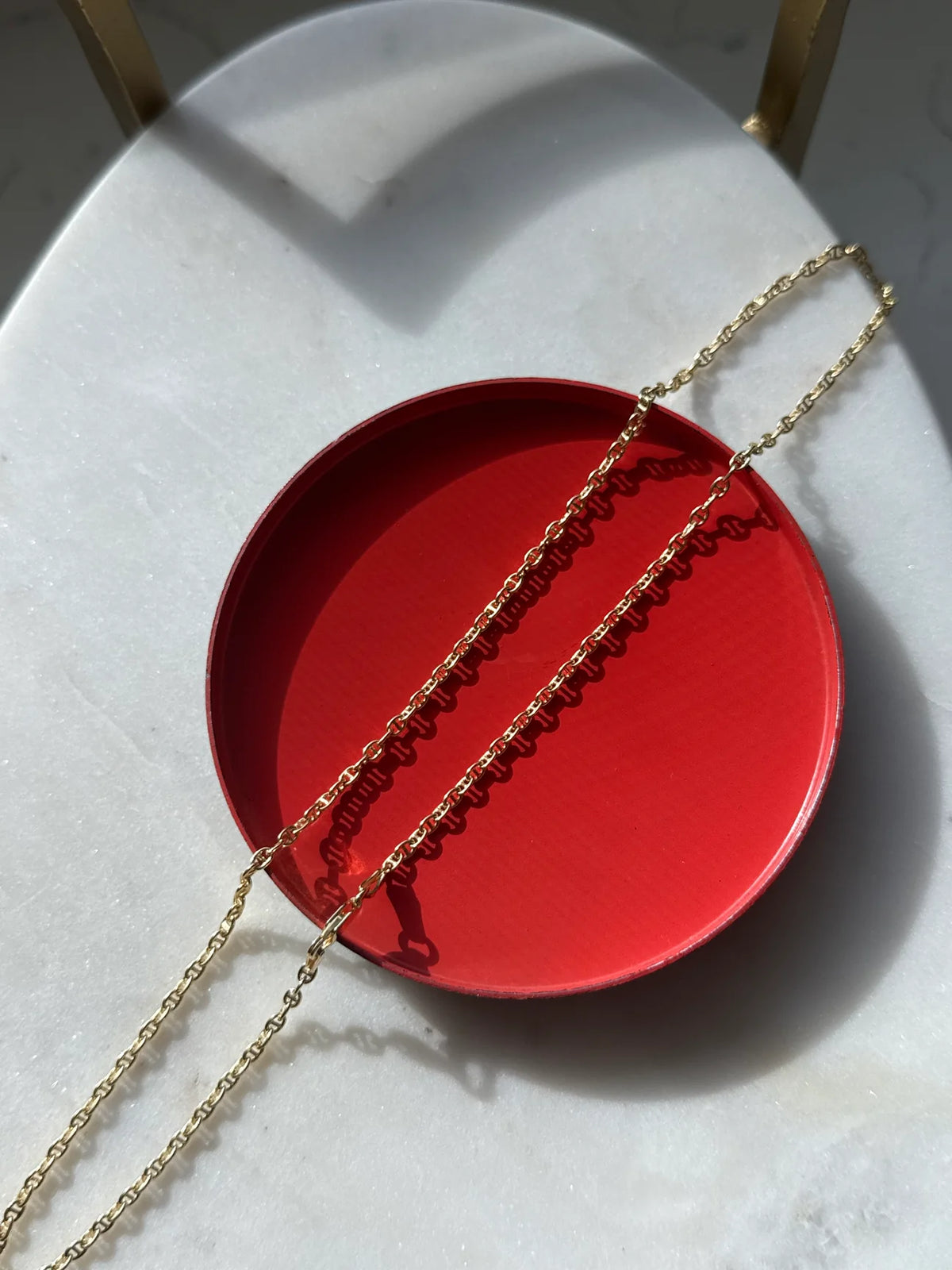 Gold Vermeil Chain De Ancre Chain