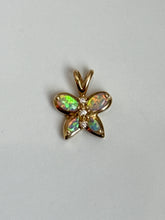 Load image into Gallery viewer, Vintage 10k Gold Opal Butterfly

