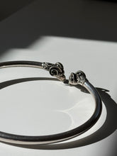 Load image into Gallery viewer, Dueling Rams Sterling Silver Hinged Choker Necklace
