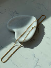 Load image into Gallery viewer, Italian Gold Vermeil Rope Chain 20”
