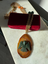 Load image into Gallery viewer, Carved Owl 1/20 14k Gold Filled Necklace
