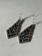 Load image into Gallery viewer, Mexico Vintage Sterling Silver Abalone Earrings
