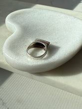 Load image into Gallery viewer, Vintage Black Onyx sterling Silver Ring Size 6.5
