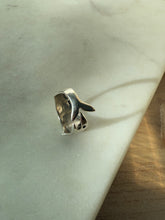 Load image into Gallery viewer, Shark Wraparound Sterling Silver Ring Size 5.5
