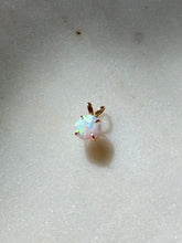 Load image into Gallery viewer, Four-Prong Solitaire Opal 10k Gold Pendant
