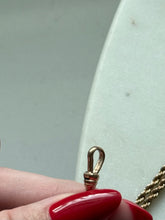 Load image into Gallery viewer, Antique Gold Fill &amp; 10k Gold Slider Watch Rope Chain w/ Dog Clip
