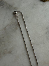 Load image into Gallery viewer, Vintage Sterling Silver Micro Box Chain 17.5”
