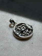 Load image into Gallery viewer, Sun &amp; Moon Pendant Sterling Silver
