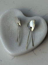Load image into Gallery viewer, Vintage Modernist Sterling Silver Post Back Earrings

