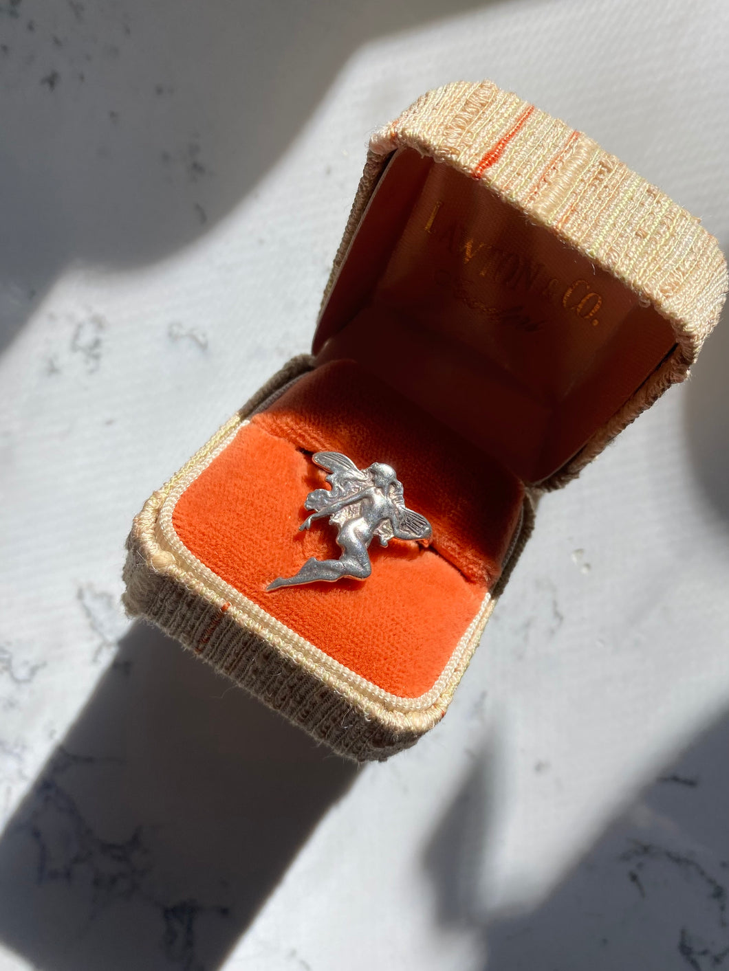 Fairy Vintage Sterling Silver Ring