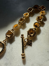 Load image into Gallery viewer, Vintage Alana Stewart Gold Plated Toggle Clasp Bracelet 7.5”
