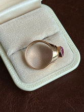 Load image into Gallery viewer, Vintage 1970s Soviet USSR Pink Sapphire 14k Gold Ring
Size 6.75
