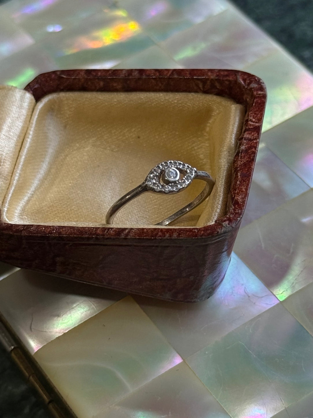 Eye Sterling Silver Ring