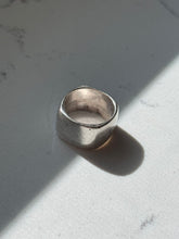 Load image into Gallery viewer, Chunky Solid Sterling Silver Cigar Band Ring Size 7.25

