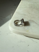 Load image into Gallery viewer, Vintage Agate Sterling Silver Ring Size 7
